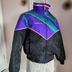 LKNW Vintage ArcticWear Arctic Cat jacket coat 2-1 warm Large